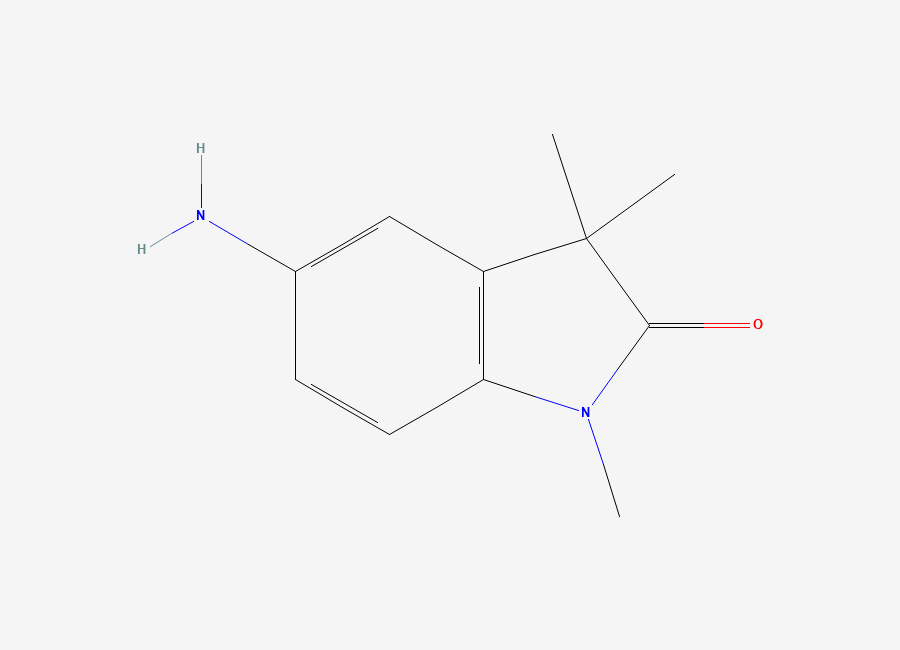 Two-dimensional chemical structure of 5-Amino-1,3,3-trimethyl-indolin-2-one