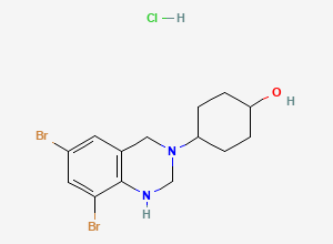 Two-dimensional chemical structure of Ambroxol EP Impurity B (HCl salt), CAS 15942-08-2