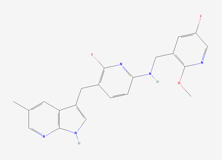 Two-dimensional chemical structure of Plx-5622