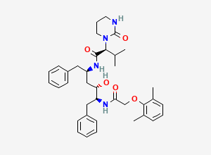 Two-dimensional chemical structure of Lopinavir (2R) epimer