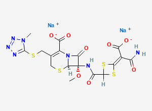 Two-dimensional chemical structure of Cefotetan disodium