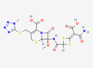 Two-dimensional chemical structure of Cefotetan
