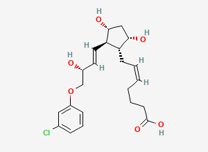 Two-dimensional chemical structure of Cloprostenol