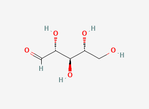 Two-dimensional chemical structure of Aldehydo-D-ribose