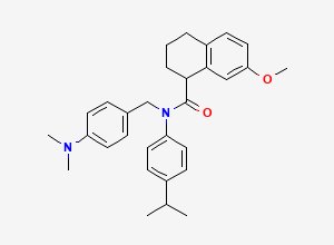 Two-dimensional chemical structure of W54011
