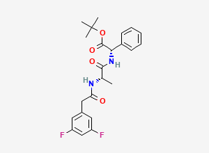 Two-dimensional chemical structure of Dapt