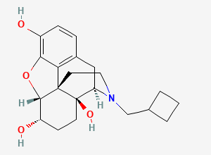 Two-dimensional chemical structure of Nalbuphine