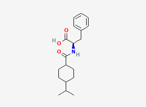 Two-dimensional chemical structure of Nateglinide EP Impurity C / Nateglinide Related Compound C, CAS 105816-06-6
