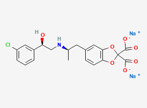 Two-dimensional chemical structure of CL-316243