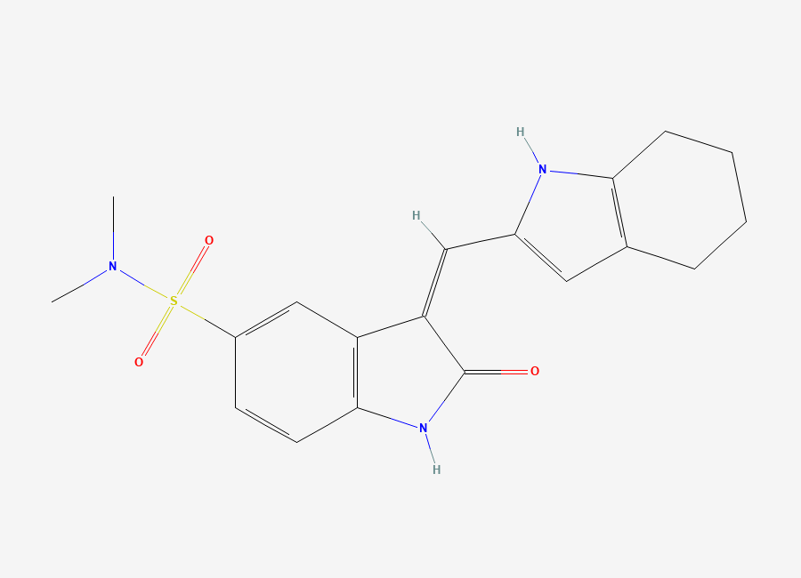 Two-dimensional chemical structure of SU6656
