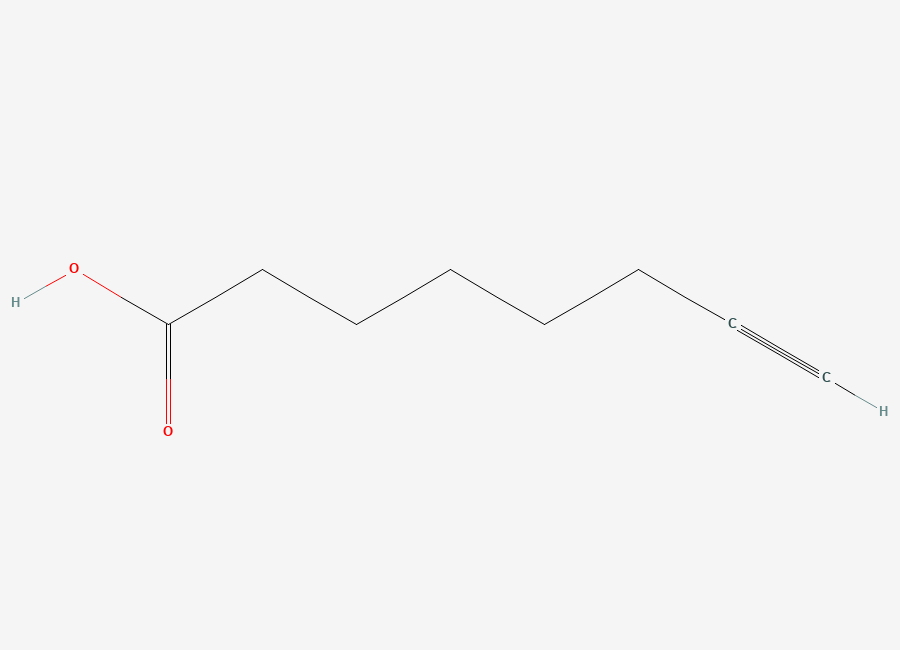 Two-dimensional chemical structure of 7-Octynoic acid