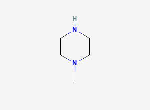 Two-dimensional chemical structure of Cyclizine Impurity A, CAS 109-01-3