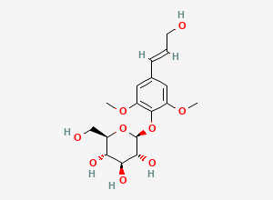 Two-dimensional chemical structure of Syringin
