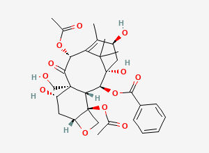 Two-dimensional chemical structure of 19-hydroxybaccatin III