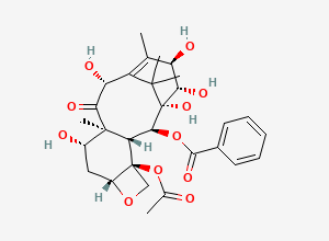 Two-dimensional chemical structure of 10-Deacetyl-14-Hydroxy-Baccatin III / 14β-Hydroxydeacetylbaccatin III, CAS 145533-34-2