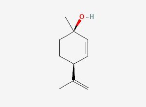 Two-dimensional chemical structure of p-Mentha-2,8-dien-1-ol, (Z)-