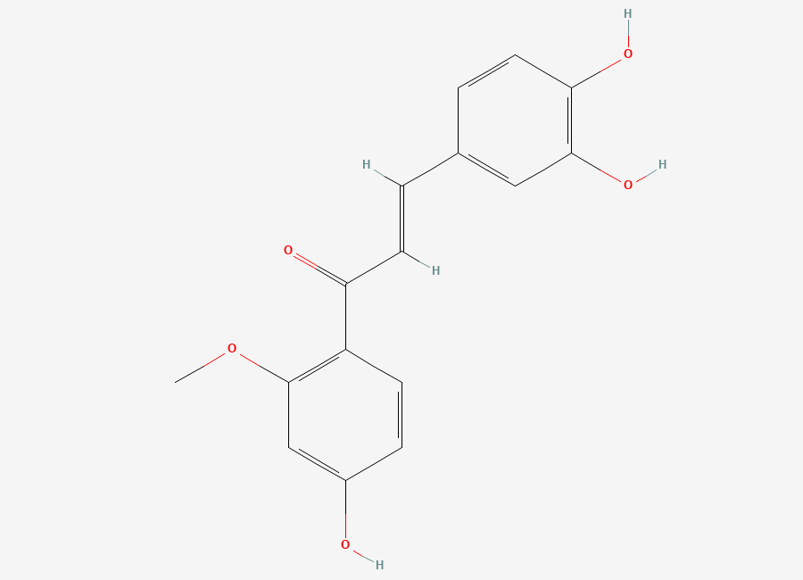 Two-dimensional chemical structure of Sappanchalcone