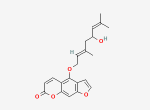 Two-dimensional chemical structure of Notopterol