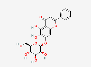 Two-dimensional chemical structure of Oroxin A