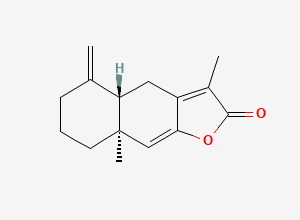 Two-dimensional chemical structure of Atractylenolide I