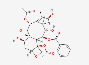 Two-dimensional chemical structure of Baccatin V
