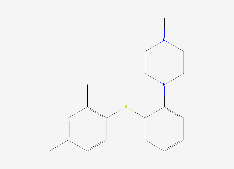 Two-dimensional chemical structure of Vortioxetine Impurity J