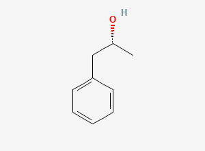 Two-dimensional chemical structure of 1-Phenyl-2-propanol, (-)-