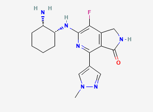 Two-dimensional chemical structure of Mivavotinib