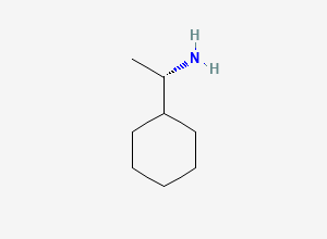 Two-dimensional chemical structure of (S)-(+)-1-Cyclohexylethylamine