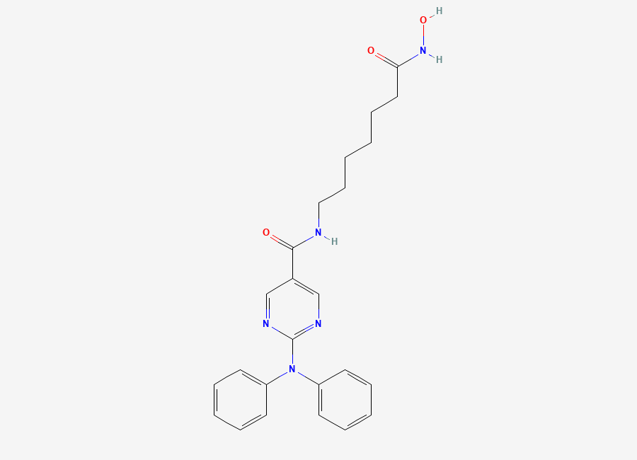 Two-dimensional chemical structure of Ricolinostat
