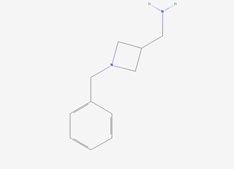 Two-dimensional chemical structure of (1-Benzylazetidin-3-yl)methanamine