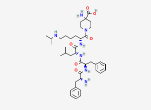 Two-dimensional chemical structure of Difelikefalin Impurity 8