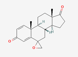 Two-dimensional chemical structure of Epoxy Exemestane (6 Alpha , Beta Isomer), CAS 184972-12-1