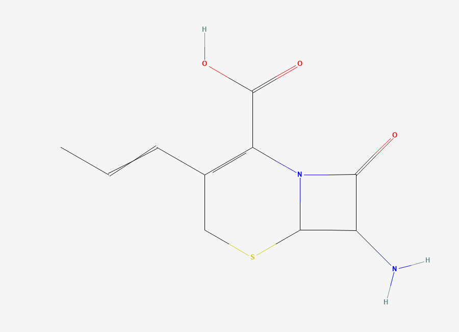 Two-dimensional chemical structure of Cefprozil Impurity D