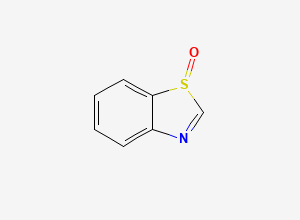 Two-dimensional chemical structure of Benzothiazolinone
