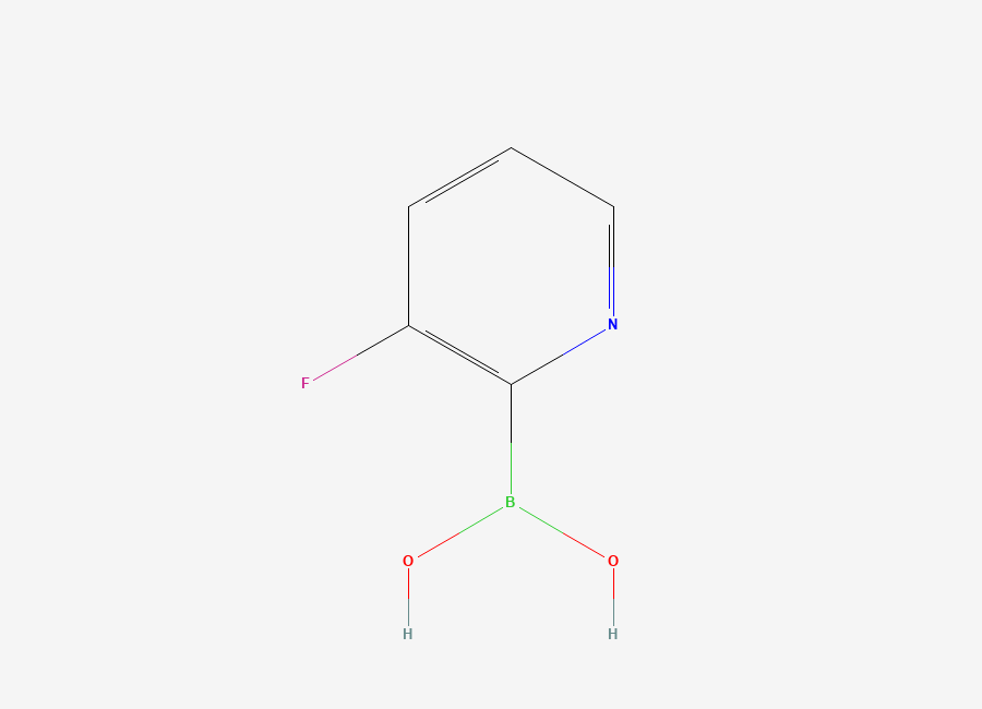 Two-dimensional chemical structure of (3-Fluoropyridin-2-yl)boronic acid