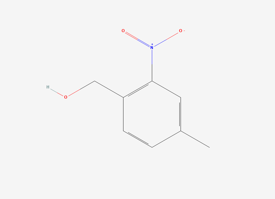 Two-dimensional chemical structure of (4-Methyl-2-nitrophenyl)methanol