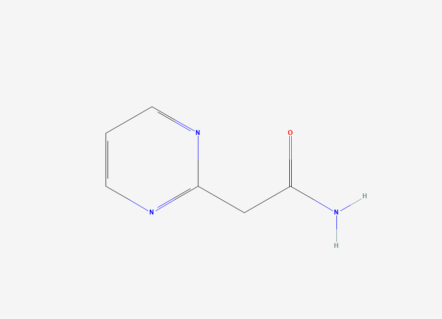 Two-dimensional chemical structure of 2-(Pyrimidin-2-yl)acetamide