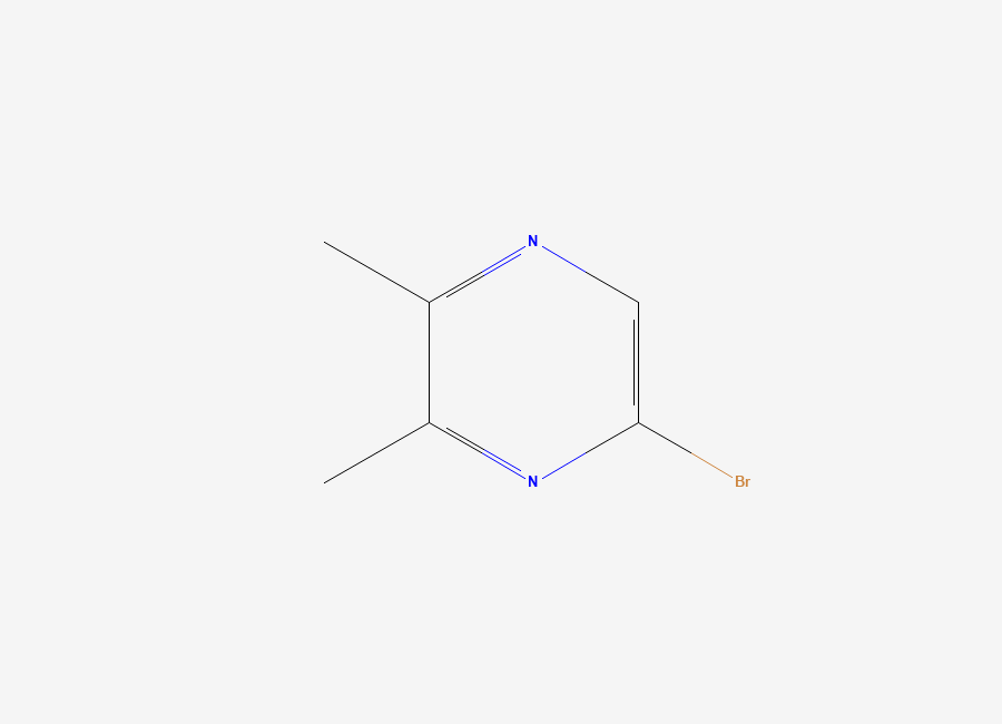 Two-dimensional chemical structure of 5-Bromo-2,3-dimethylpyrazine