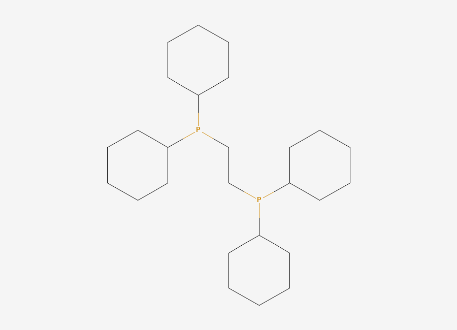 Two-dimensional chemical structure of 1,2-Bis(dicyclohexylphosphino)ethane