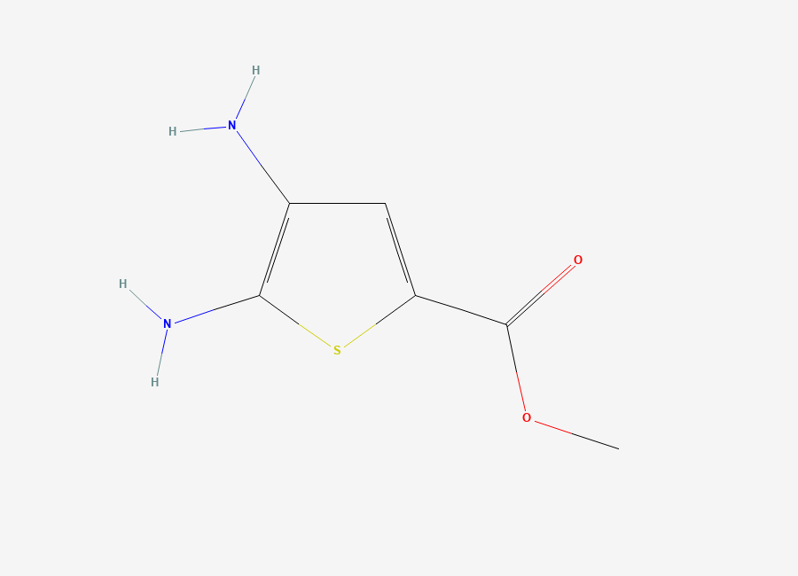 Two-dimensional chemical structure of Methyl 4,5-diaminothiophene-2-carboxylate