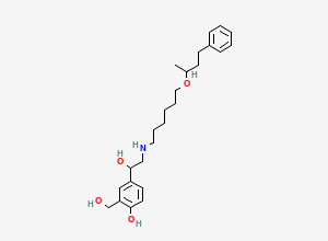 Two-dimensional chemical structure of Salmeterol EP Impurity E/ Salmeterol Related Compound B, CAS 108928-81-0