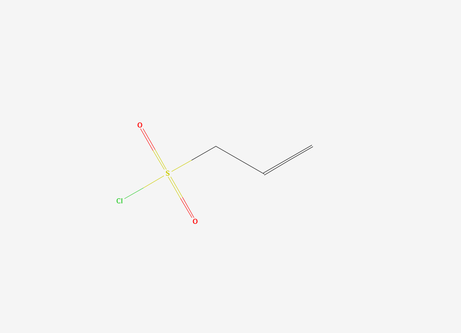 Two-dimensional chemical structure of Prop-2-ene-1-sulfonyl chloride