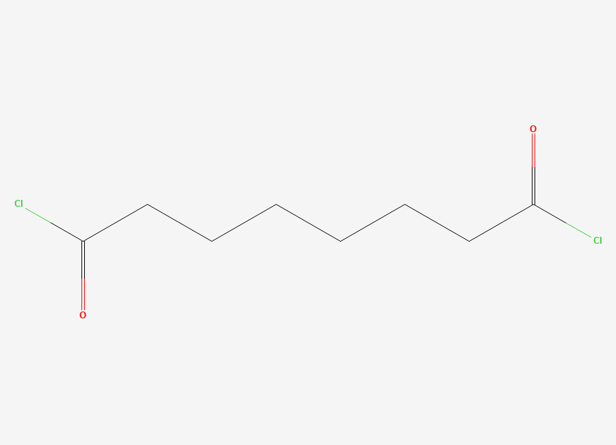 Two-dimensional chemical structure of Octanedioyl dichloride
