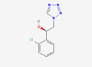 Two-dimensional chemical structure of Descarbamoyl Cenobamate 1-Isomer, CAS 1259059-74-9