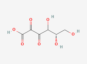 Two-dimensional chemical structure of 2,3-diketo-L-gulonate