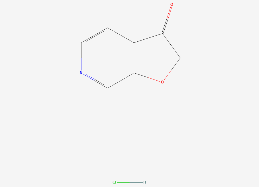 Two-dimensional chemical structure of 2H,3H-furo(2,3-c)pyridin-3-one hydrochloride