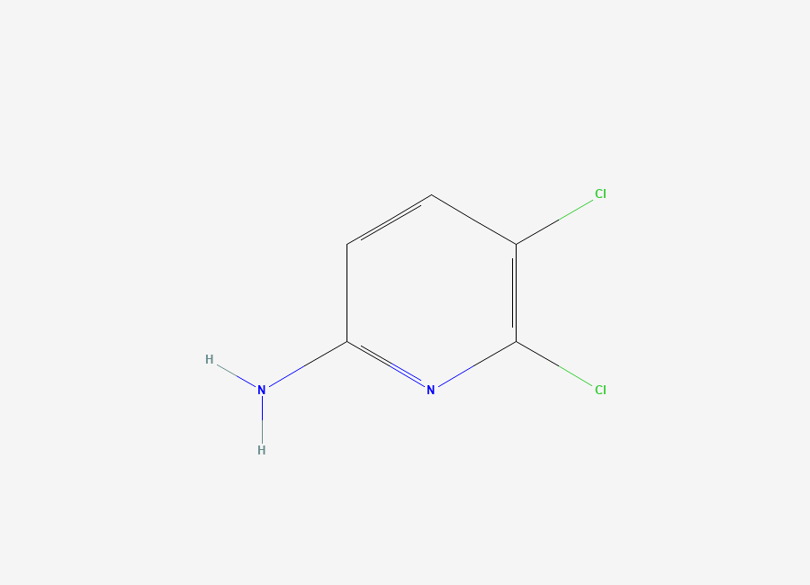 Two-dimensional chemical structure of 5,6-Dichloropyridin-2-amine