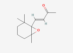 Two-dimensional chemical structure of beta-Ionone epoxide