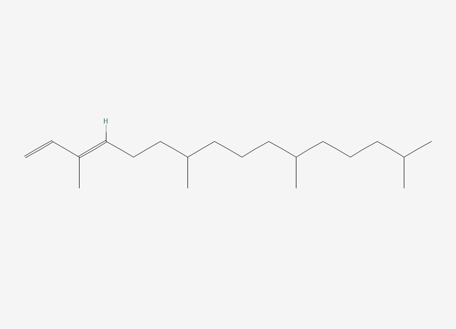 Two-dimensional chemical structure of Phytadiene 1